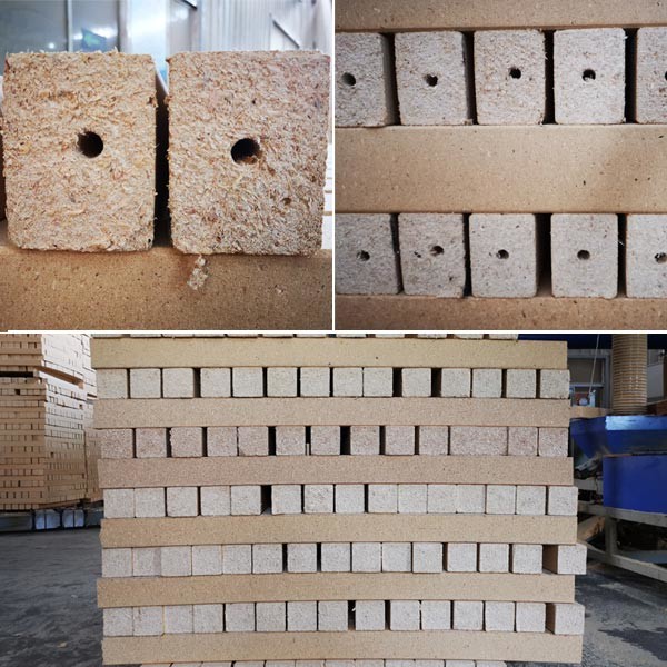 Compressed Composite Wood Pallet Block Making Machine