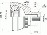4A0498099 Transmission Parts C.V Joint