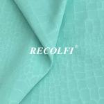 Embossed Print Activewear Recycled Knit Fabric Syretch Cycling Wear