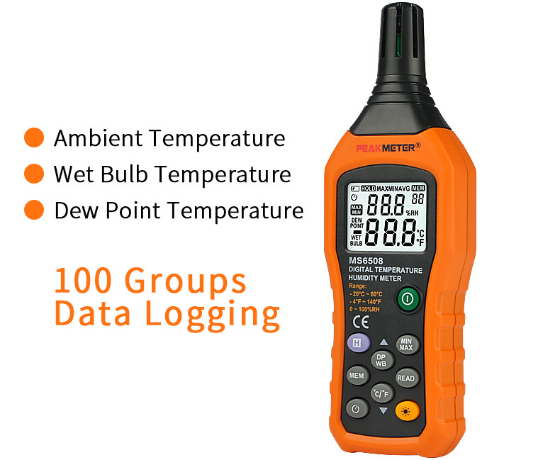 Weather Measurement Digital Thermometer Humidity Meter Low Battery Indications