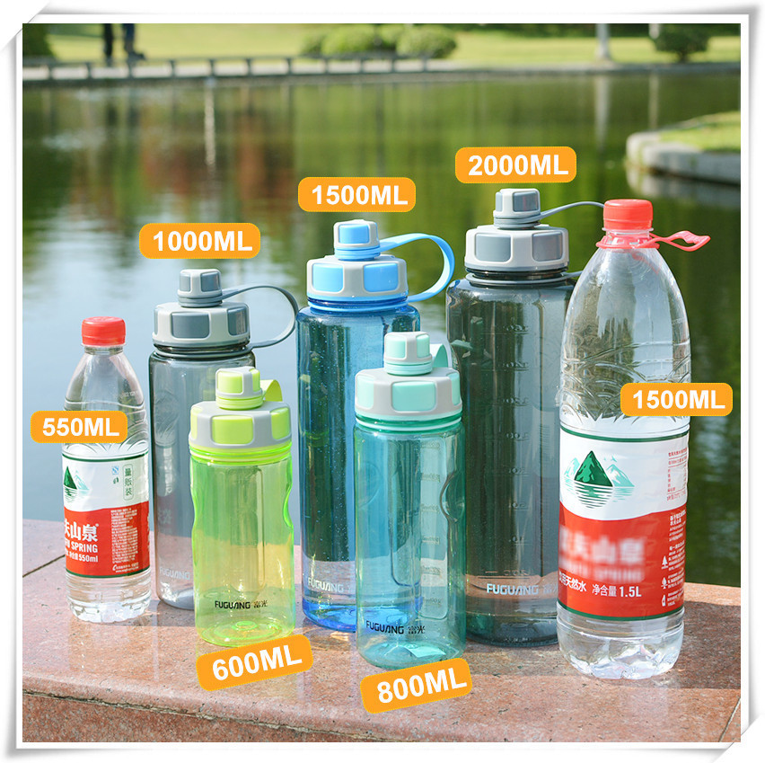 Humanized Design 1500ml Water Bottle Large Capacity Plastic Portable Space Oversized 1.5 Litre Water Bottle With Handle Multifunctional Use