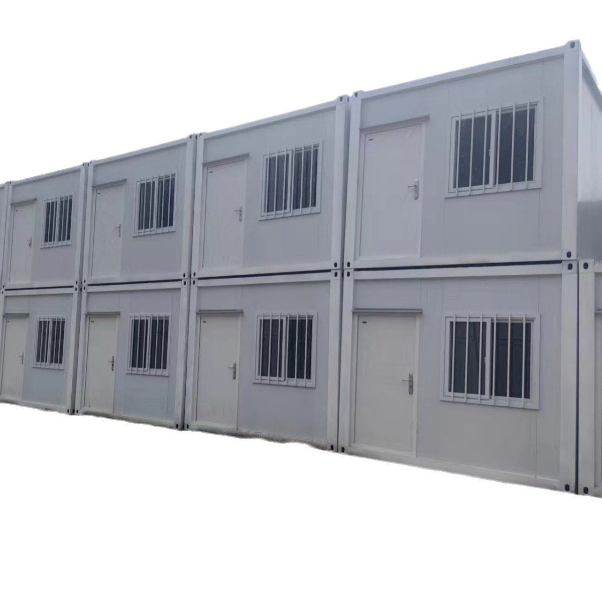 20FT/40FT Customized Flat Pack Container House with 4 Bedrooms and Garage Designed in Mediterranean Style Included