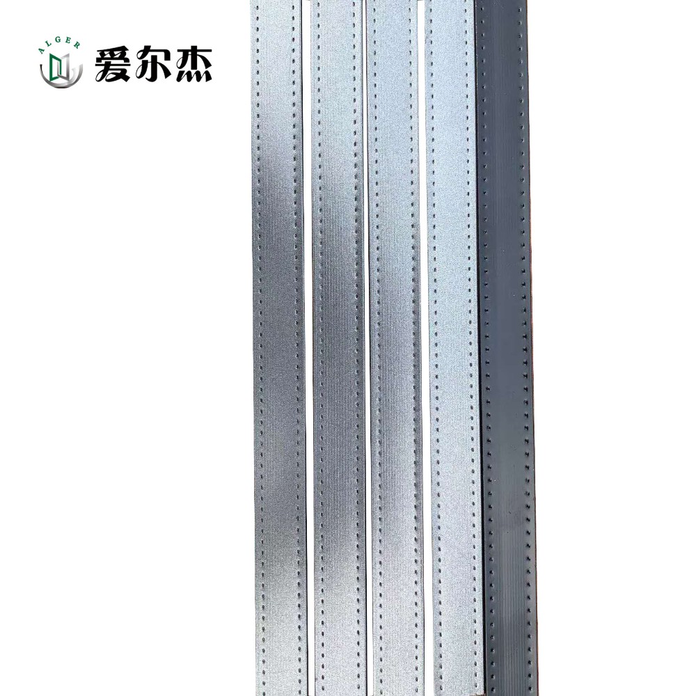 Aluminium spacer bar for insulating glass sealing