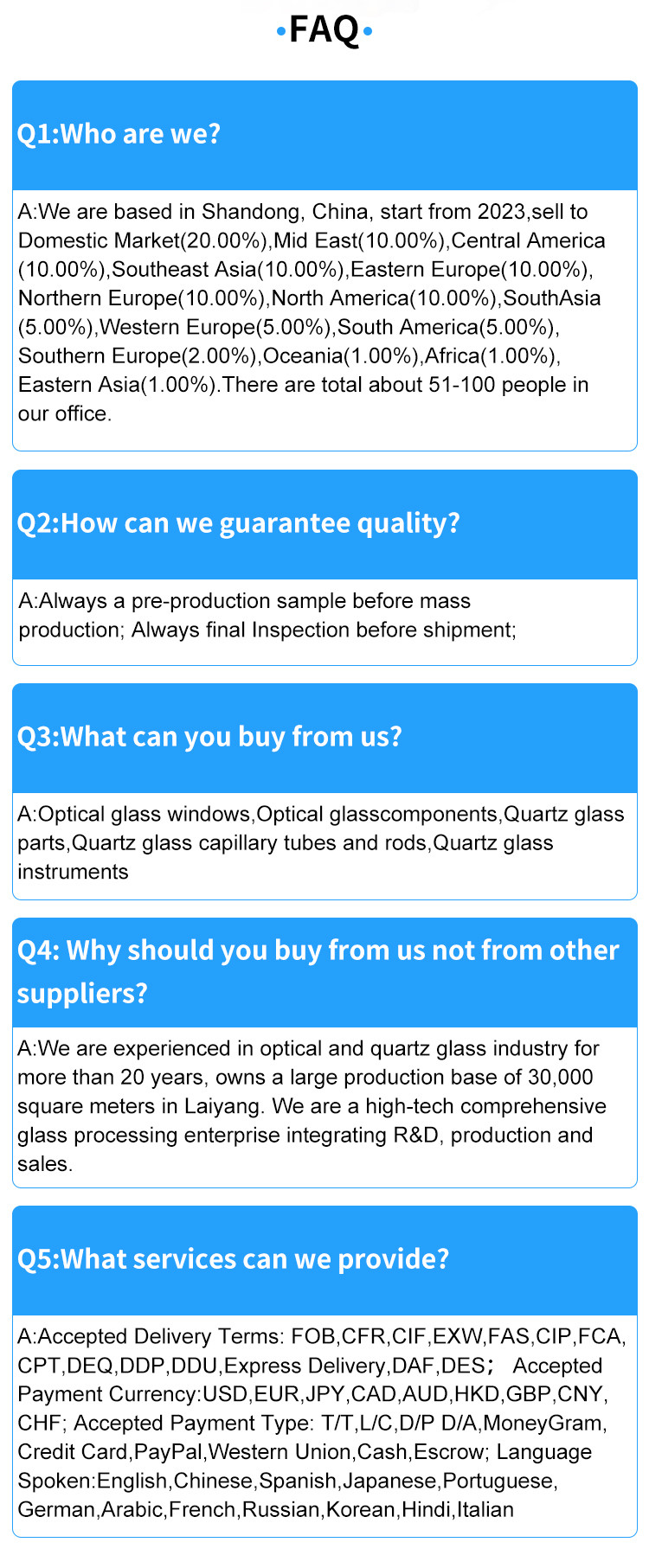 Corrosion Resistance Polished Transparent Clear Quartz Silica Glass Rod