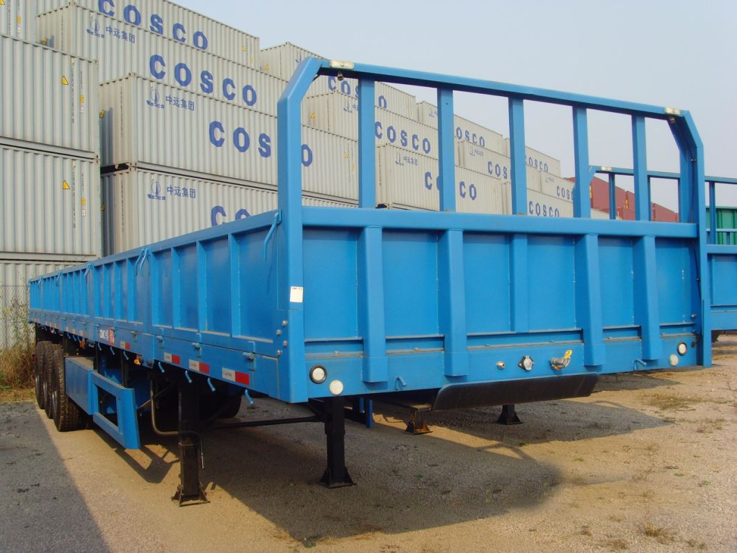 Utility Side Wall Cargo Trailer for Hot Sale 3 Axle 40FT Side Wall Flatbed Container Cargo Trailer