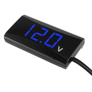 China 39cm 12V LED Motorcycle Volt Meter Gauge Panel Waterproof wholesale