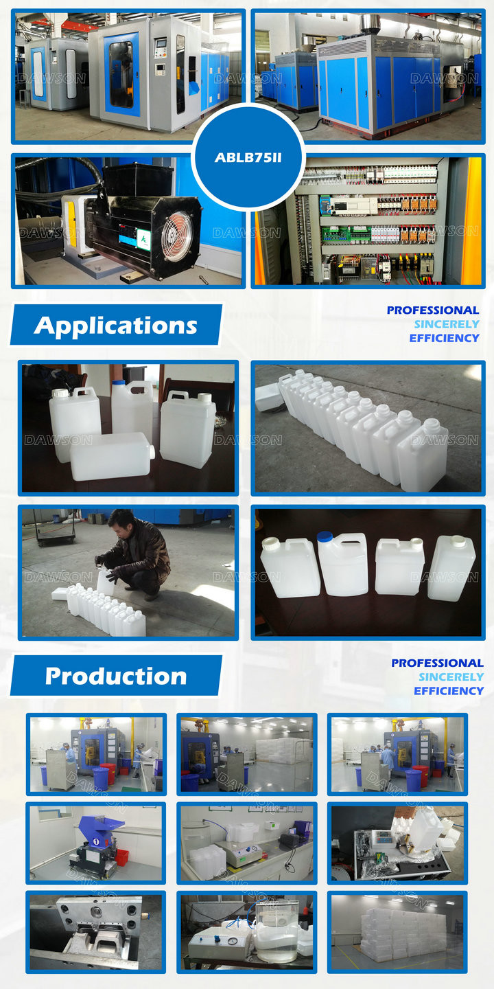 5L Lubricant Bottle Economic Toggle Type Blow Moulding Machine Mould Extrusion Blow Molding Machine