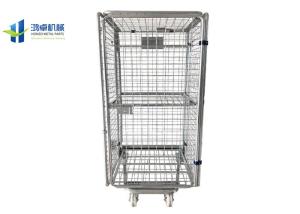 China Collapsible 4 Side Roll Container Trolley 660*420*1300mm For Supermarket wholesale