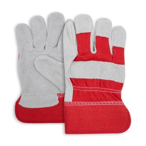 China Soft Lining Leather Heat Resistant Gloves , Forge Mig Fireplace High Temperature Safety Gloves wholesale