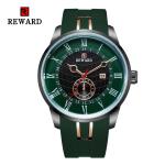 Alloy Sporty Mens Watches , Durable Mens Bracelet Watches With Silicone Strap