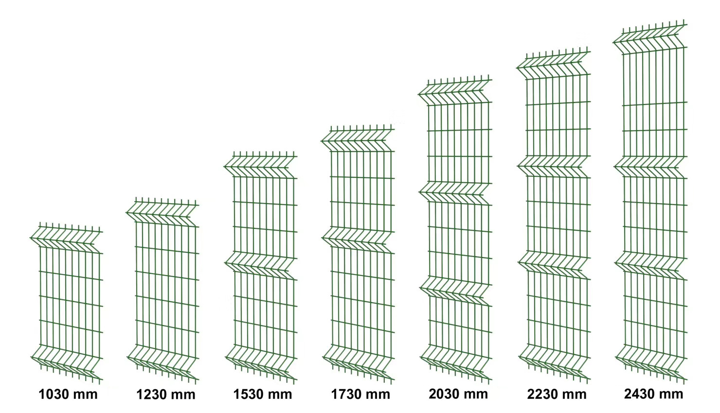 High Quality Powder Coated Garden Welded Wire Mesh 3D Mesh Fence Panel Cheap Price Sustainable