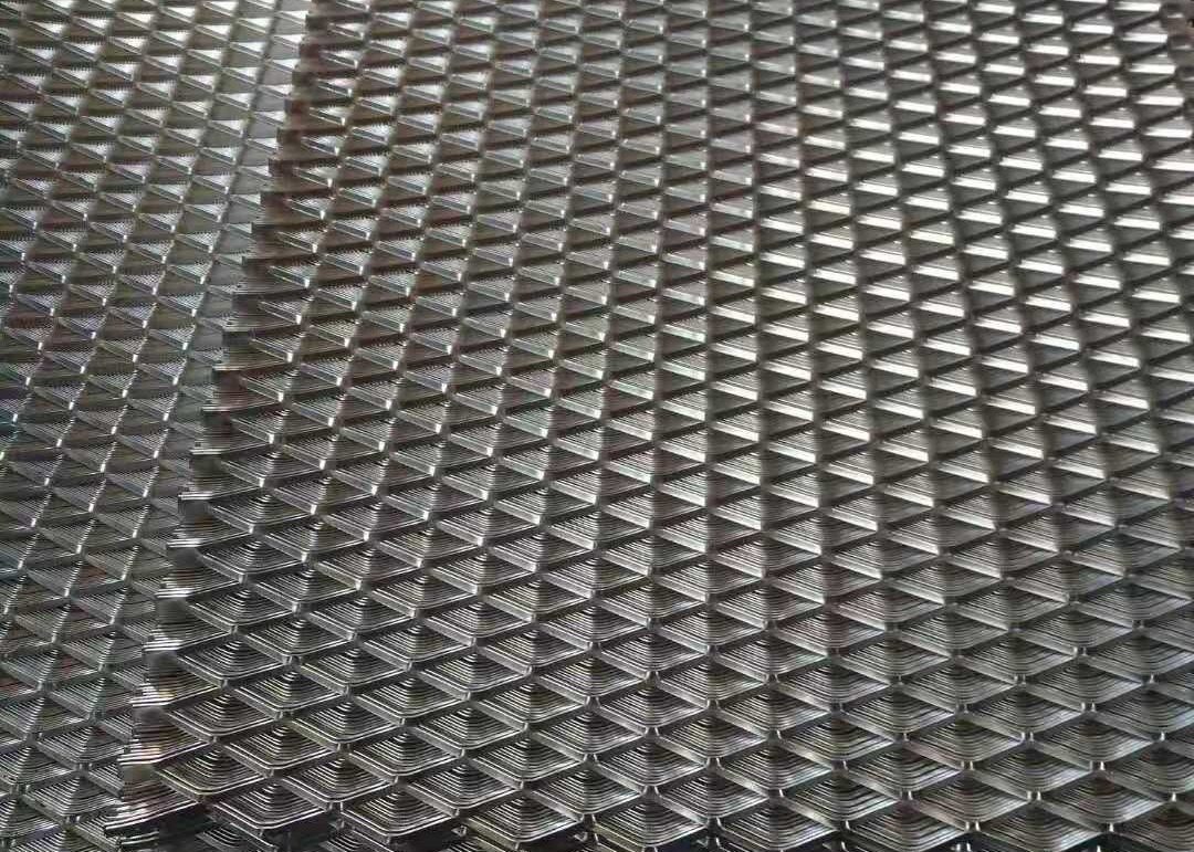 Small Hole 2X3 Flattened Expanded Metal Mesh Aluminium Customized