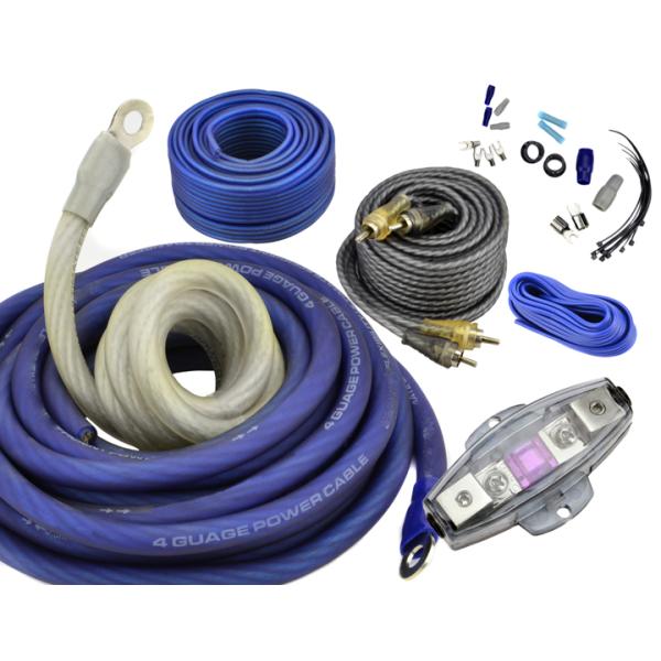 Supply True AWG 4 GA OFC Amplifier Installation Wiring Kit for Customer Requirements