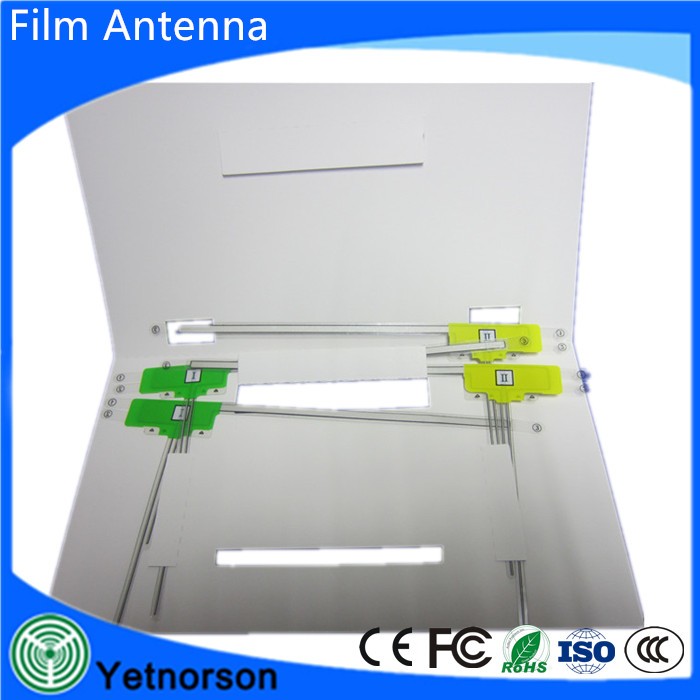 5dBi Gain High Sensitivity Film Antenna for Ordinary Cars in L-Type One-Segment Design