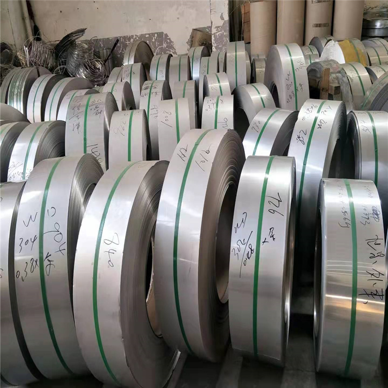 ASTM 0.1mm 0.2mm 0.3mm Thin Stainless Spring Steel Strip 304 301 8K Mirror Soft Hard