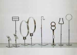 China Stainless Steel Store Display Props For Bags / Tie / Shoes / Belt Customized Size wholesale