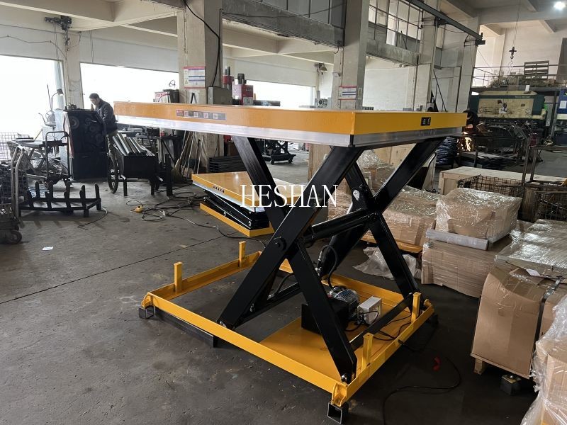 2023 Stationary Scissor Lift Mechanical Lift Table For Plywood Making Machine