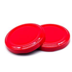 China Custom Logo 38mm 43mm 48mm 53mm 58mm 63mm 70mm 82mm Golden Screw Caps Metal Lug Cap for Glass Jar wholesale