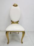 Dining High Back Wedding Banquet Chair Fabric Stainless Steel For Events