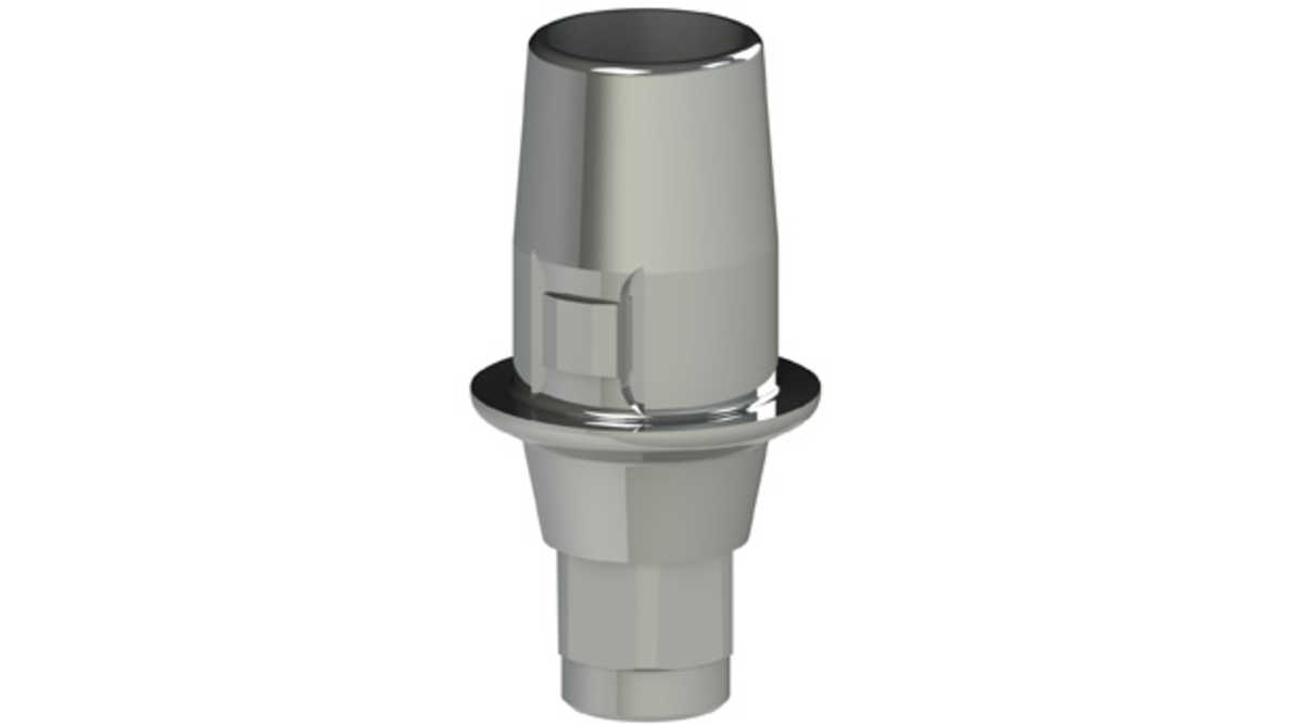 Medentis Medical ICX® Internal Hexagen Titanium Ti-Base Abutment Compatible 3.75mm/ 4.1mm/ 4.8mm