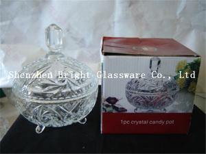 China glass plate with lid, glass container wholesale wholesale