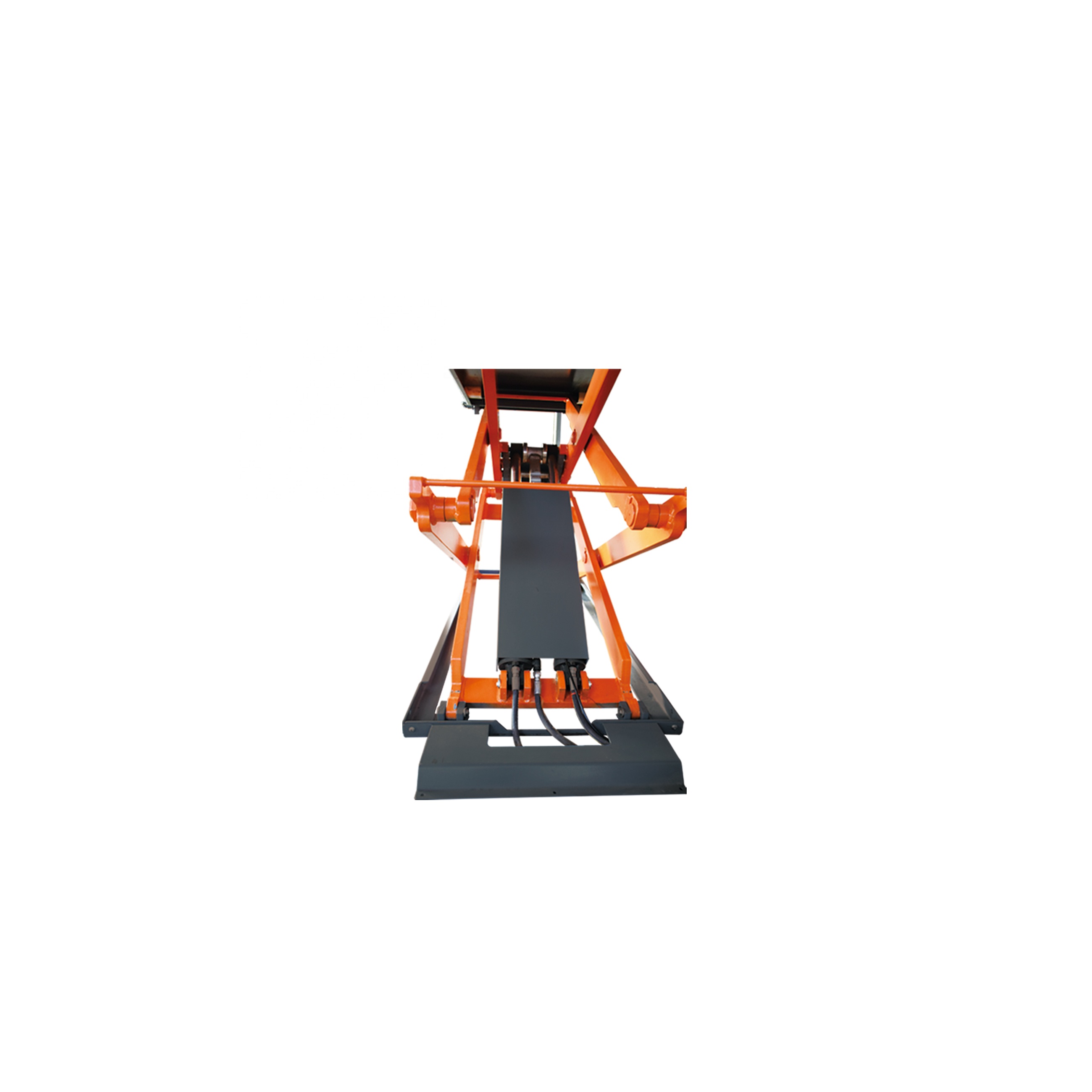 Full Rise Automotive Scissor Lift 1850mm Lifting Height With Pneumatic Safety Lock