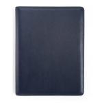Fashion Blue Personalized Leather Padfolio For Office / Conference / Business