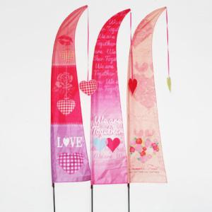 China Spring Seasonal Garden Flag Valentine Hearts wholesale