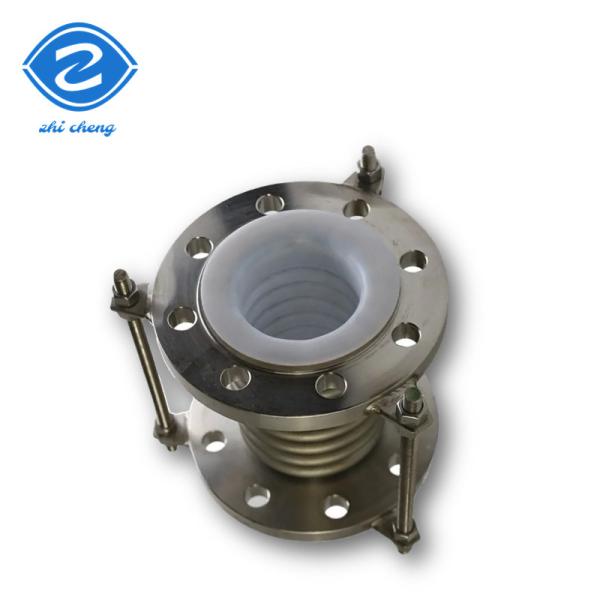 8" High Pressure Ptfe Bellows Expansion Joints Stainless Steel Flange Steam