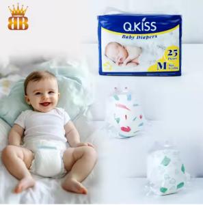 China Hot Selling Grade A Disposable Infant Nappies Diaper Free Sample Wholesale Tape Baby Diaper wholesale