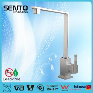 China 2016 hot sale retractable kitchen faucet with stainless steel body wholesale
