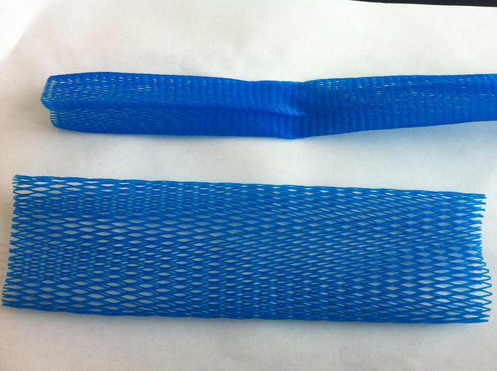 Plastic PE Wine Bottle Protective Sleeve Net Customized Length and Unlimited Length