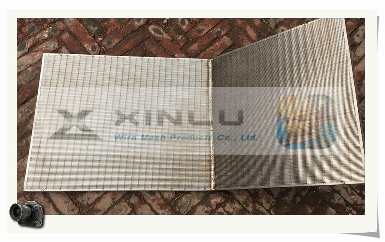 WEDGE WIRE PANEL / WIRE WRAPPED SCREEM PLATE / JOHNSON FILTER PANEL FROM XINLU METAL WIRE MESH