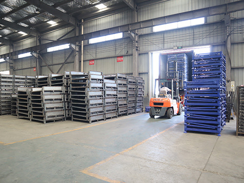 Customized Stacking Steel Cage Made Of Q235 Material For Efficient Inventory Management