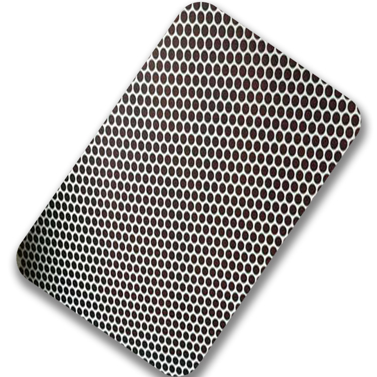600-1500mm Width Decorative Perforated Sheet Metal ASTM Perforated Stainless Steel Plate