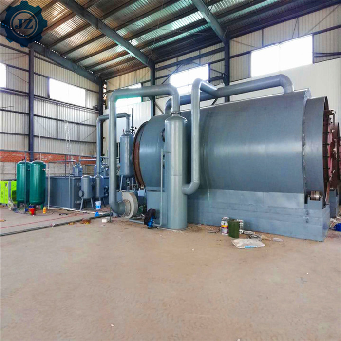 Complete Automatic Used Tyre Waste Tire To Energy Pyrolysis Recycling Plant