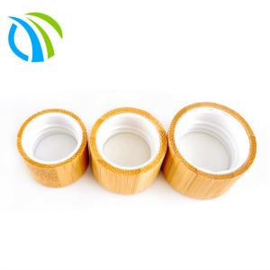 China 20 410 Dispensing Screw Lid 20mm Reusable Bottle Caps 0.2ml Bamboo Lotion wholesale