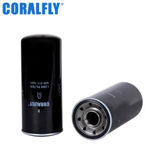 China 21 Micron 600 211 1231 Komatsu Oil Filter for CUMMINS 3313279 wholesale