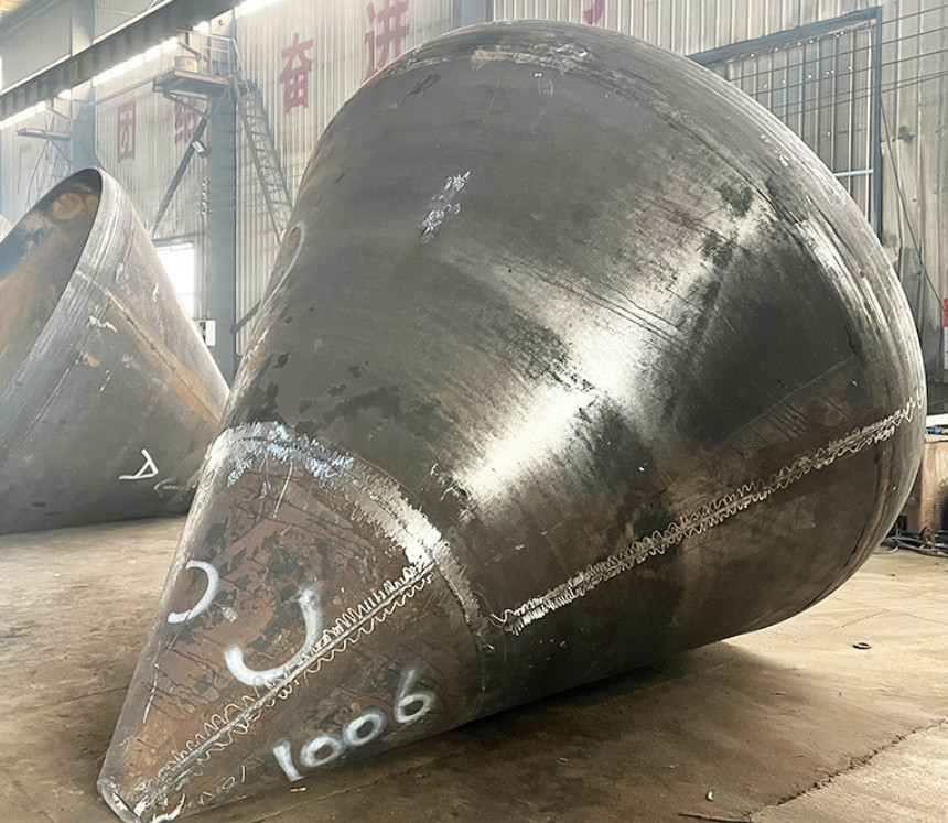 Welded Conical Dished Head Manufacturers Conical Pipe Cap Thick Wall