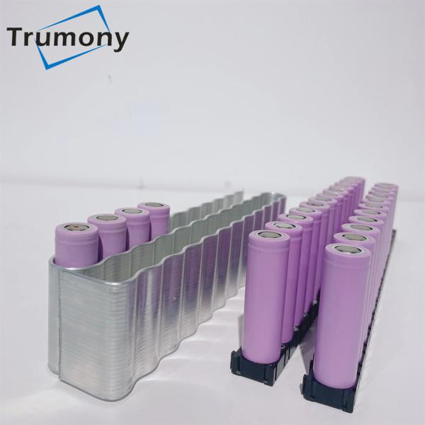 32700 Cylindrical Cells Battery Cooling Pack Snake Tube Plates For Electric