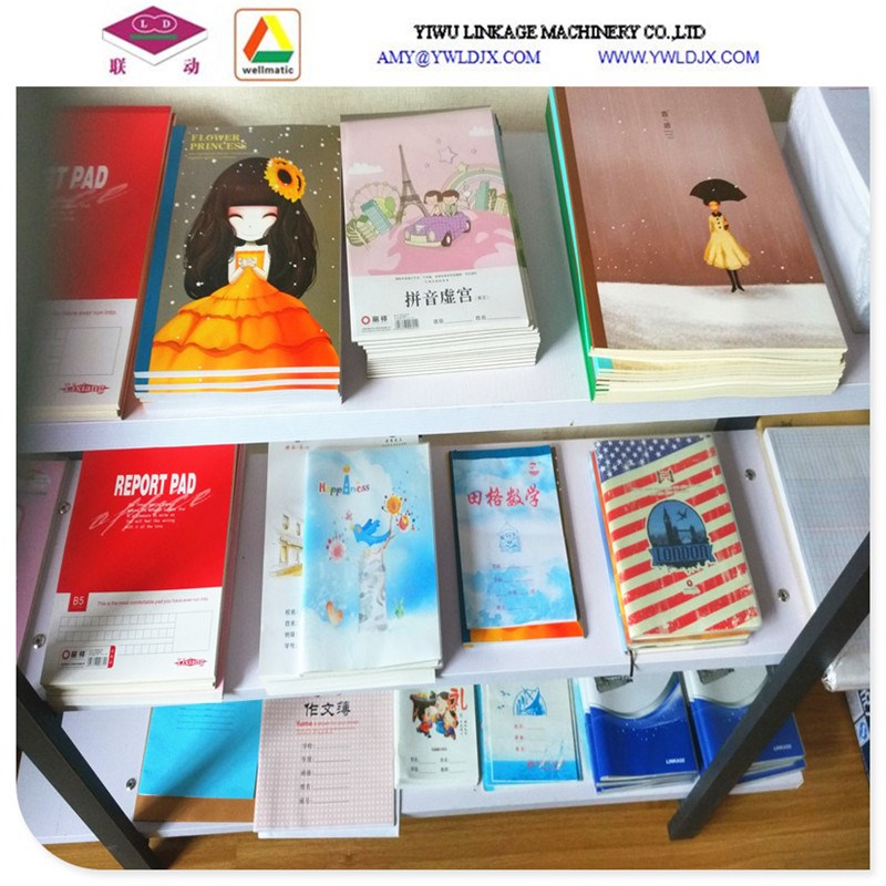 Professional Saddle Stitching Exercise Book Binding Machine for Office Stationery