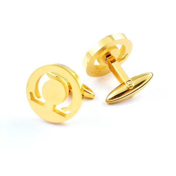 Tagor Jewelry Regular Inventory High Quality Hot 316L Stainless Steel Cuff Links