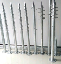 ASME Galvanized Steel Ground Screw Pile Q355 For Construction Foundation
