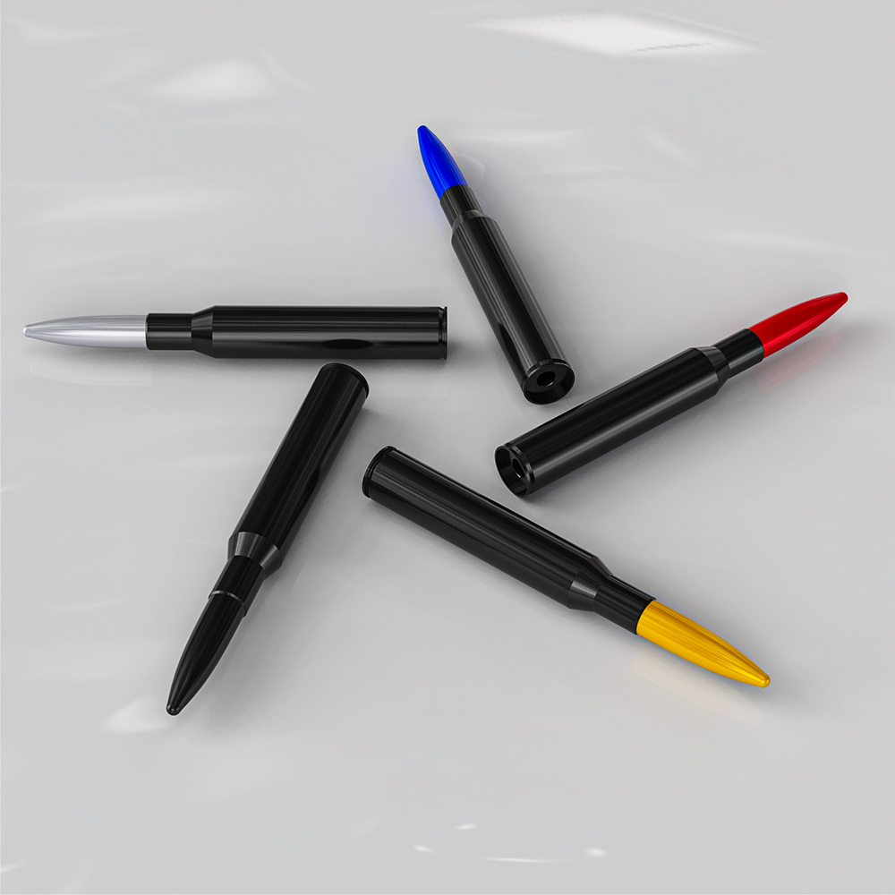 Vehicle Decoration Roof Modification Carbon Universal Short Truck Car Bullet Antenna