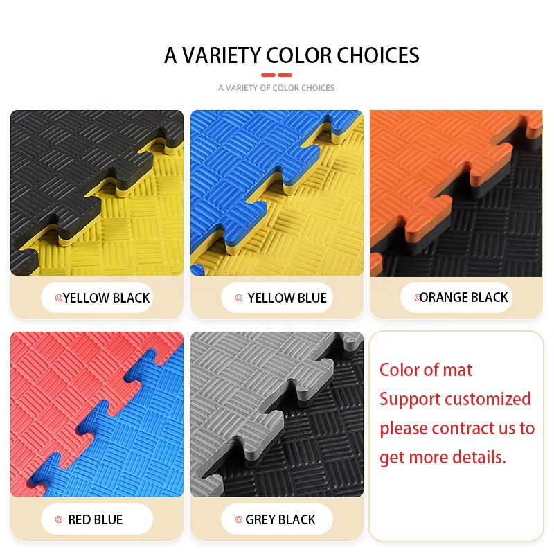 Green EVA Martial Art Style Taekwondo Tatami Sport Foam Joint Floor Foam Mats for Unisex