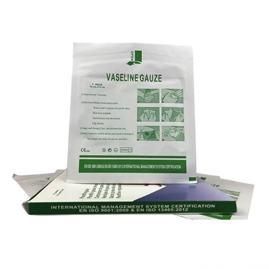 Custom Medical Sterile Disposable Wound Dressing Paraffin Gauze