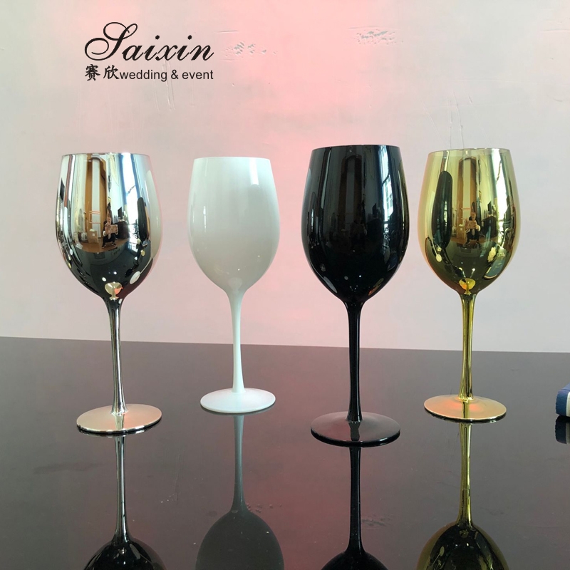White Wine Champagne Water Glasses Decor Wedding Glassware Event