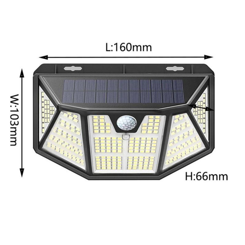 Outdoor Solar Wall Light Motion Sensor Waterproof Street Lamp Solar Powered Sunlight Spotlight