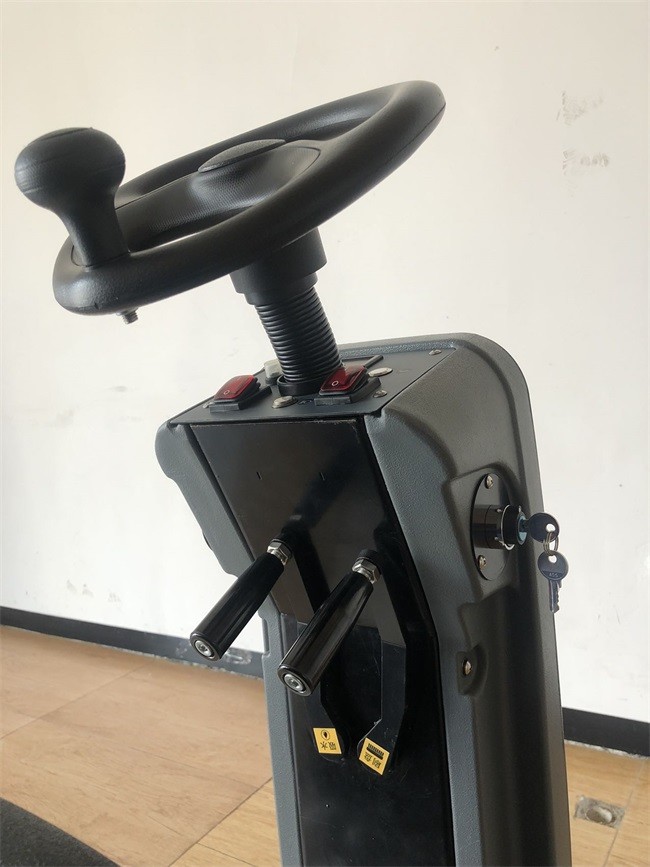 Office Building Street Sweeping Machine Walk Behind Automatic Floor Scrubber HT750S