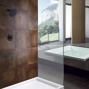 China Round Shower Head Bathroom Shower Faucets Combo Valve Included wholesale